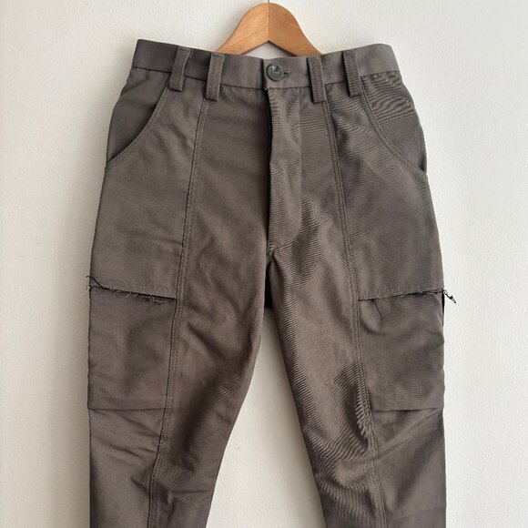 $995 - SONG FOR THE MUTE - 20.2 DJEBEL - Taupe Kick Crop Cargo Pant - EU46 US 29 - Picture 1 of 15